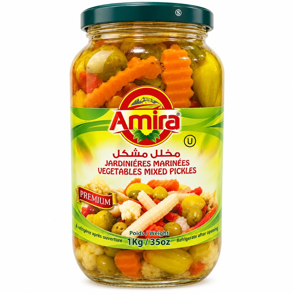 Amira Vegetables Mixed Pickles 1Kg - Nutrition Plus
