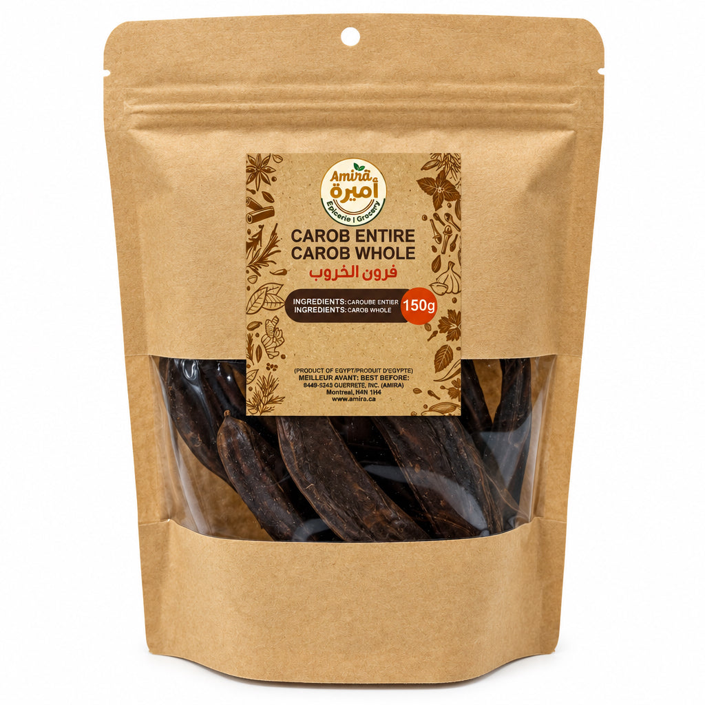 Amira Whole Carob 150 Gram - Nutrition Plus