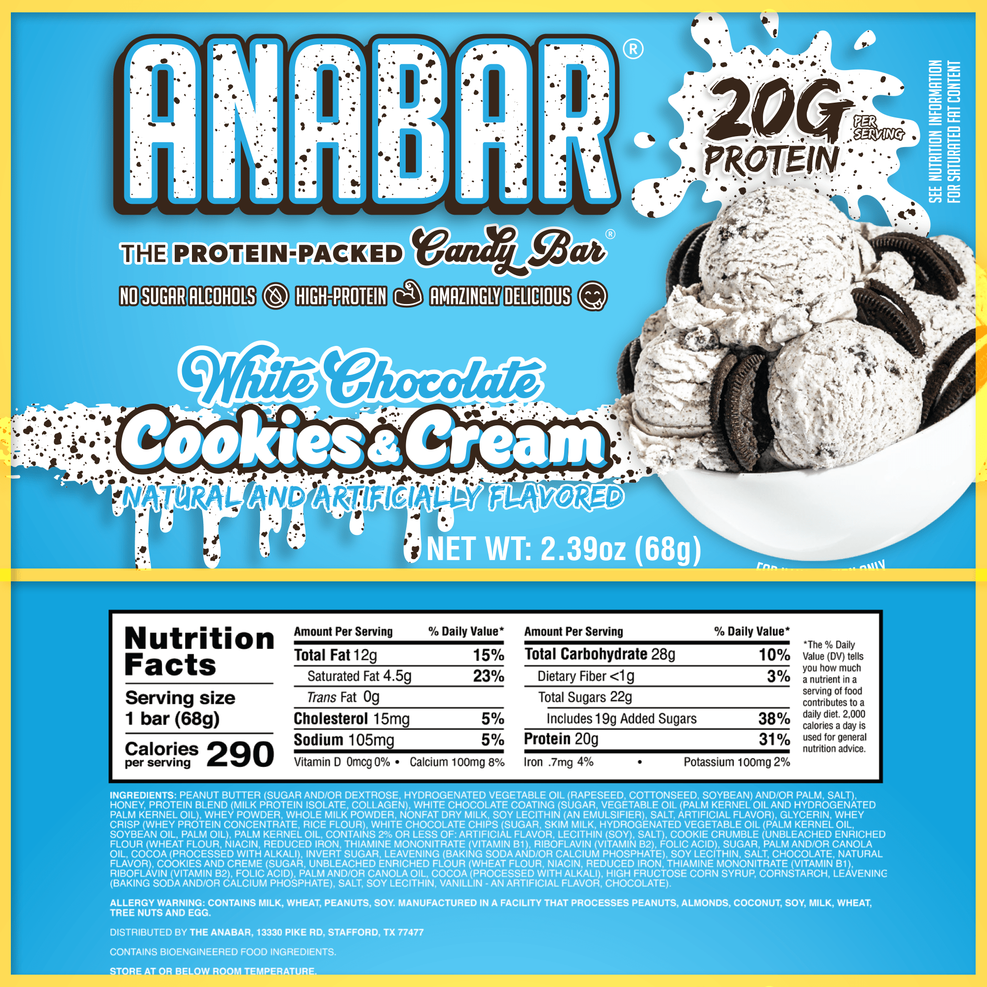 Anabar Whole Food Performance Bar - Nutrition Plus