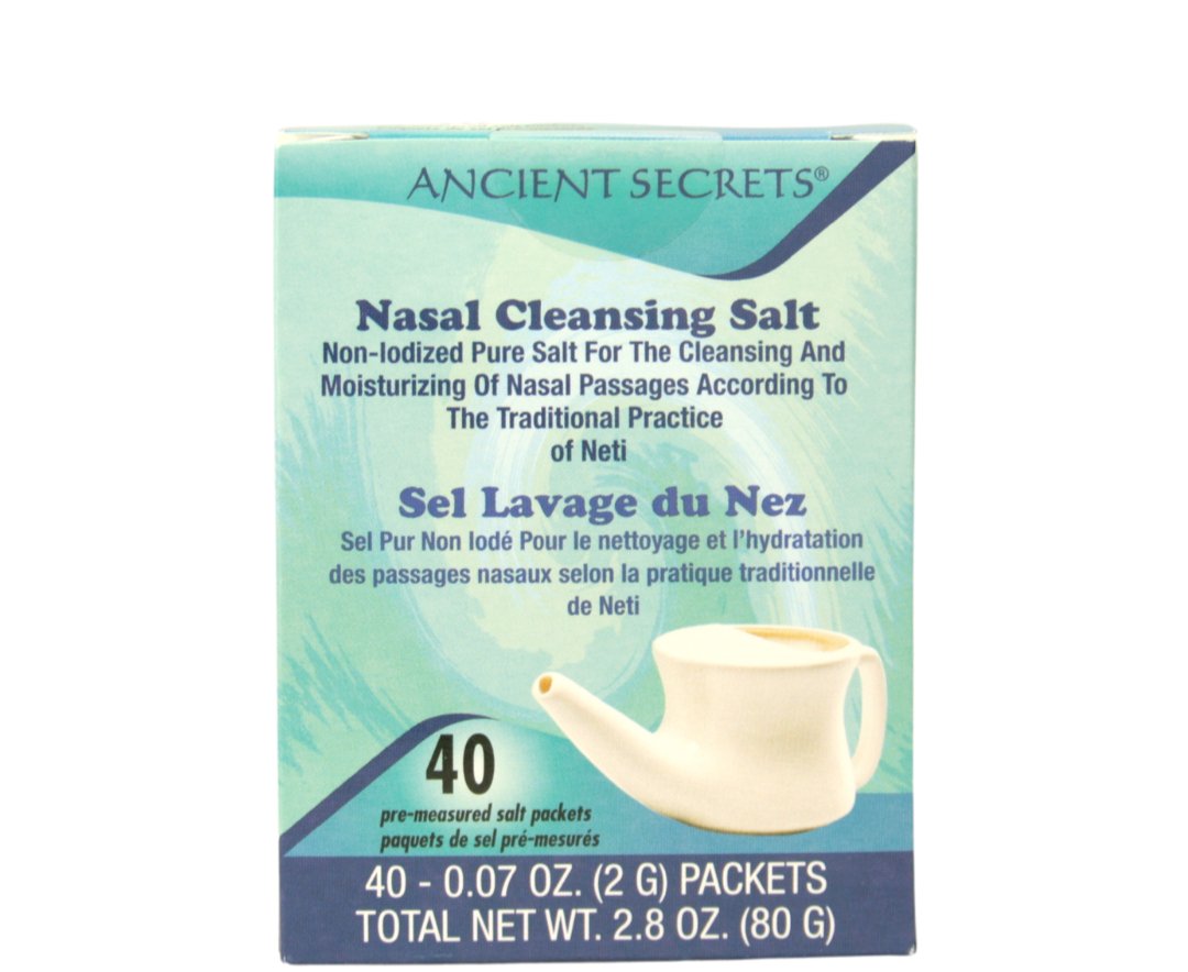 Ancient Secrets Nasal Cleansing Salt 40 packets - Nutrition Plus