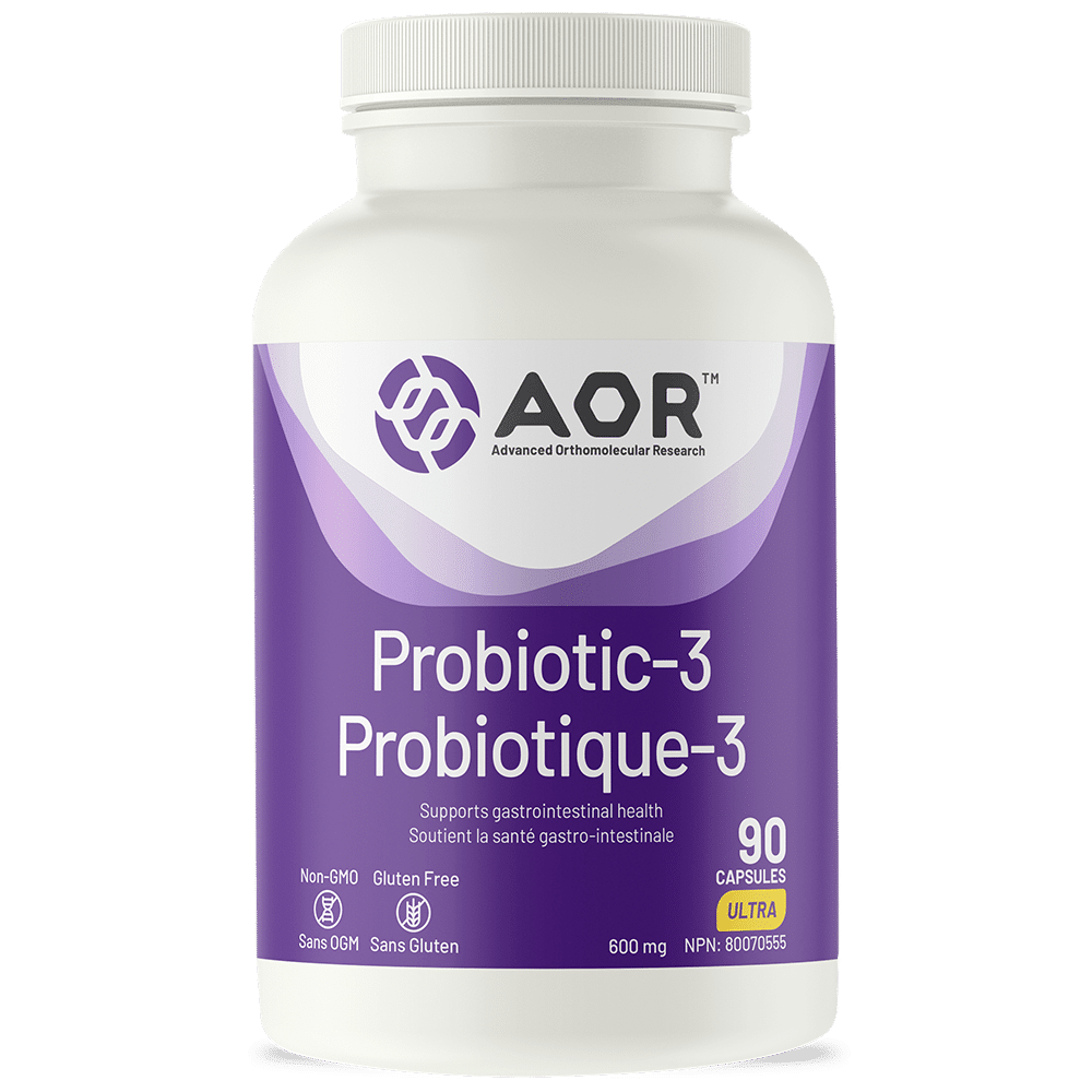 AOR Probiotic - 3 90 Capsules - Nutrition Plus