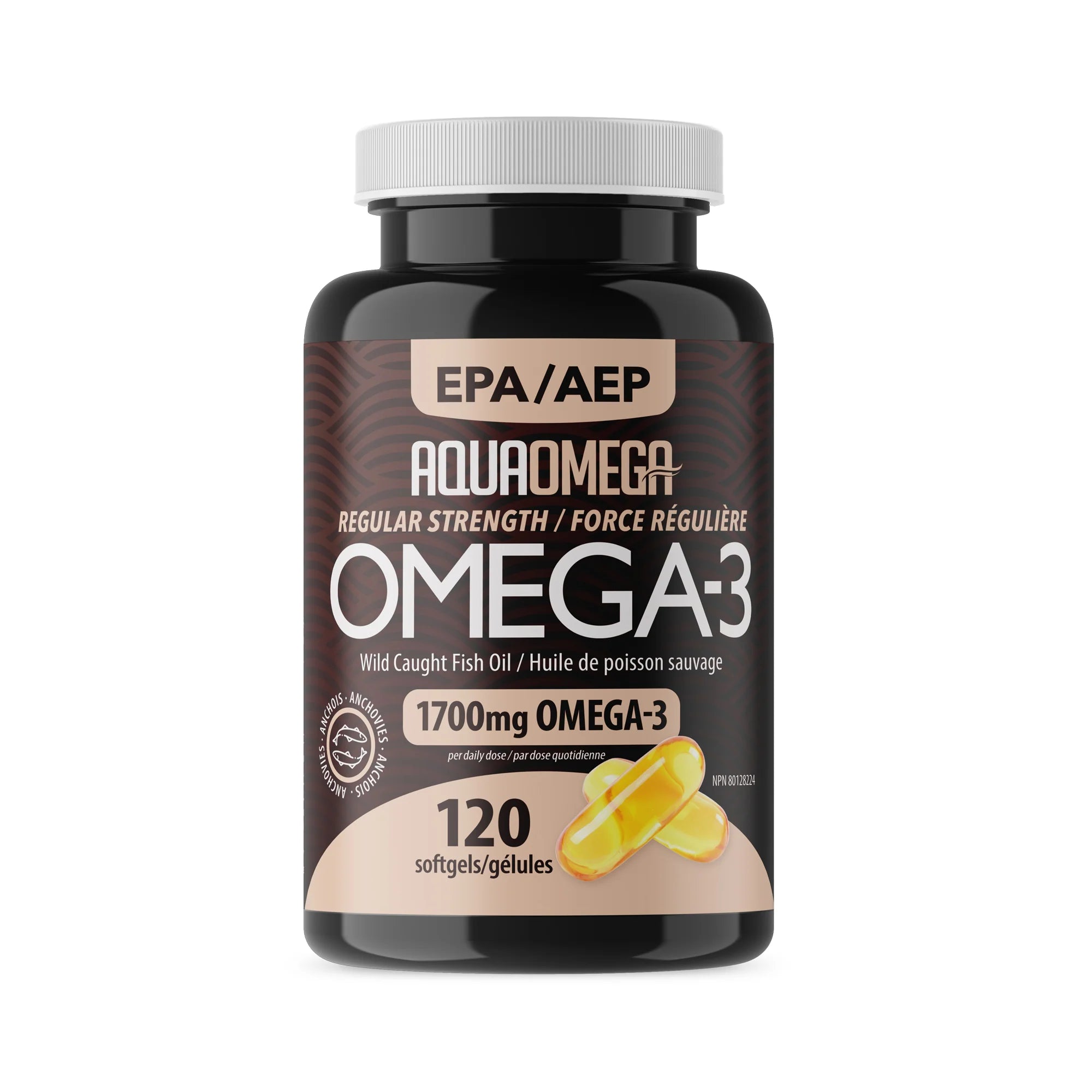 Aqua Omega EPA Regular Strength 120 Softgels - Nutrition Plus