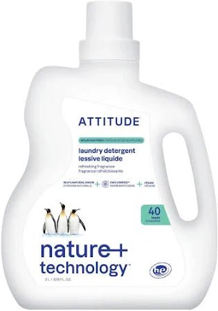 Attitude Laundry Detergent, Mountain Fresh 2L 40 Loads - Nutrition Plus