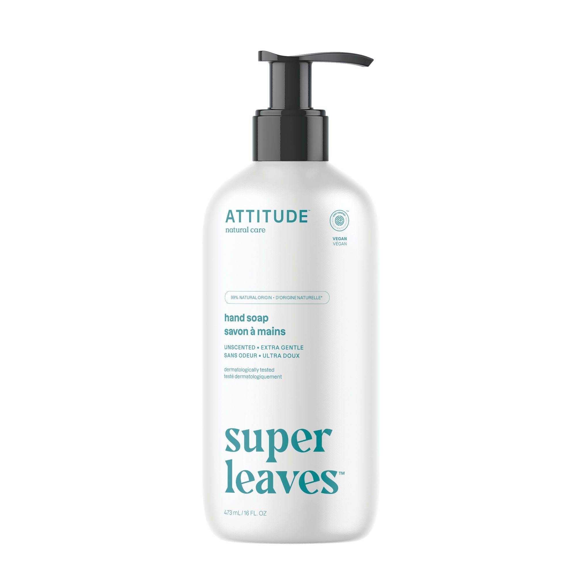 Attitude Unscented Extra Gentle Hand Soap 473mL - Nutrition Plus
