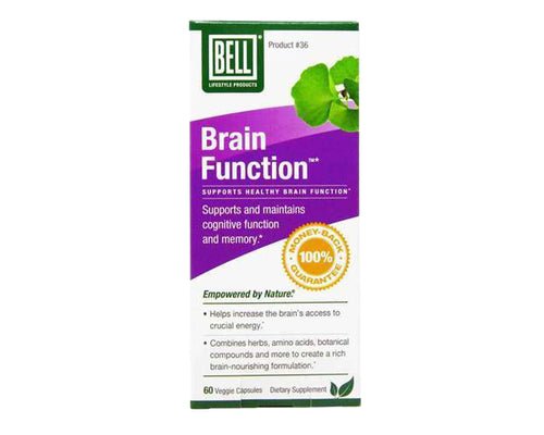 Bell Brain Function 60 Veg Capsules - Nutrition Plus