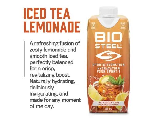 Biosteel Iced Tea Lemonade Sports Drink, 500mL - Nutrition Plus
