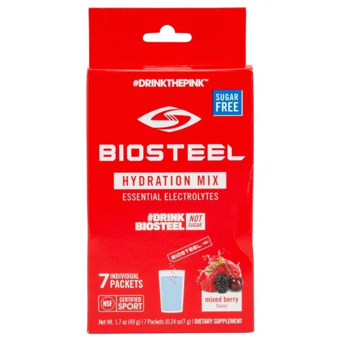 Biosteel Sport Hydration Mix 7 Packets, Mixed Berry - Nutrition Plus