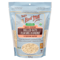 Thumbnail for Bob's Red Mill Organic Quick Cooking Rolled Oats 454 Grams - Nutrition Plus