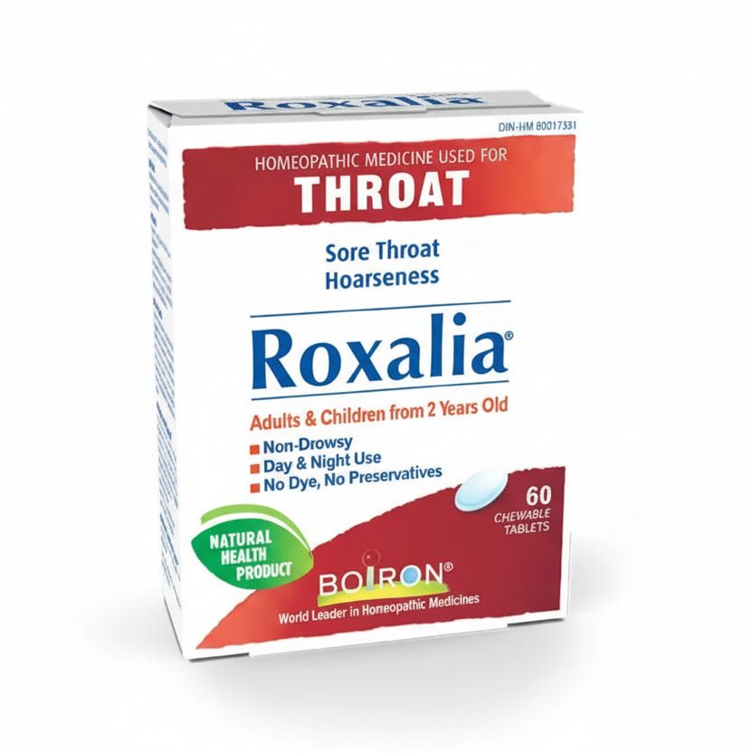 Boiron Roxalia 60 Chewable Tablets, Sore Throat - Nutrition Plus