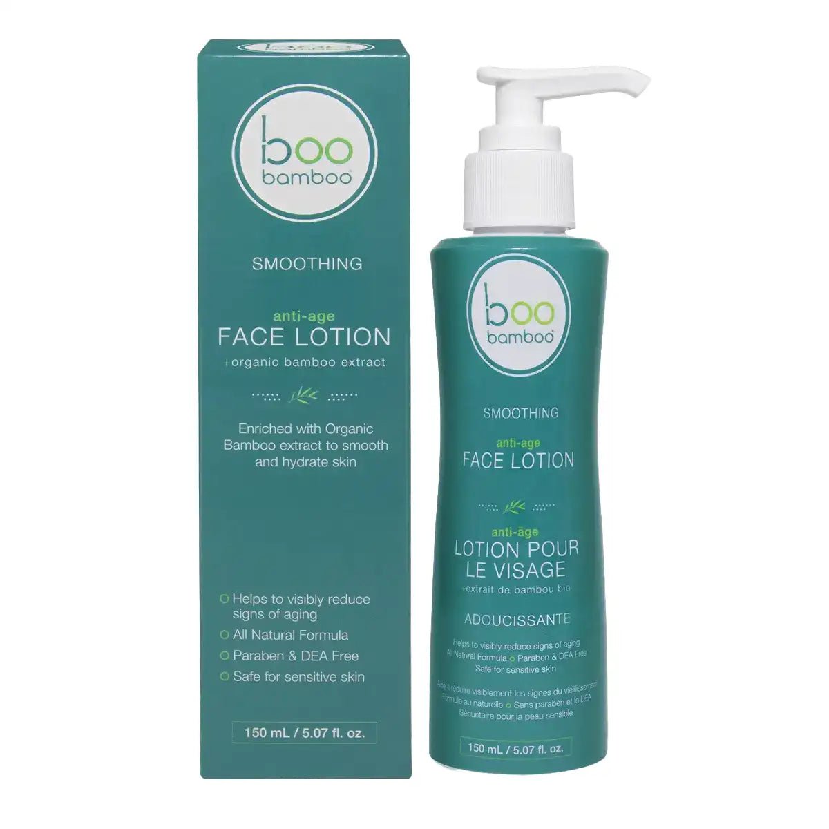 Boo Bamboo Smoothing Anti Age Face Lotion 150mL - Nutrition Plus