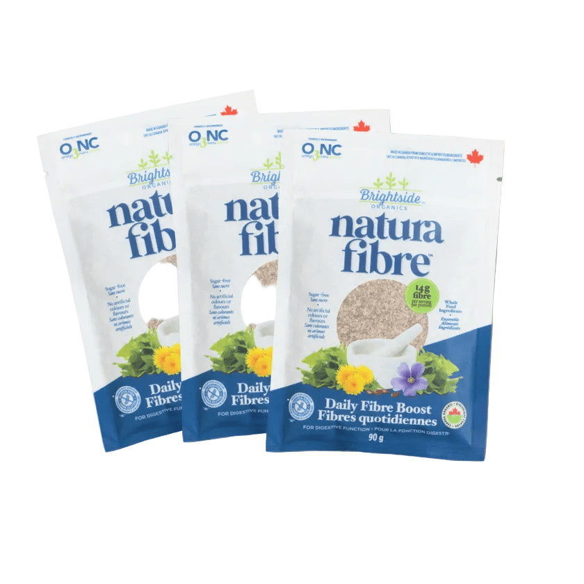 Brightside Organics Natura Fibre 90 Grams 1 Packet | Daily Fibre Boost - Nutrition Plus