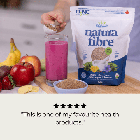 Brightside Organics Nutra Fibre 750 Grams | Daily Fibre Boost - Nutrition Plus