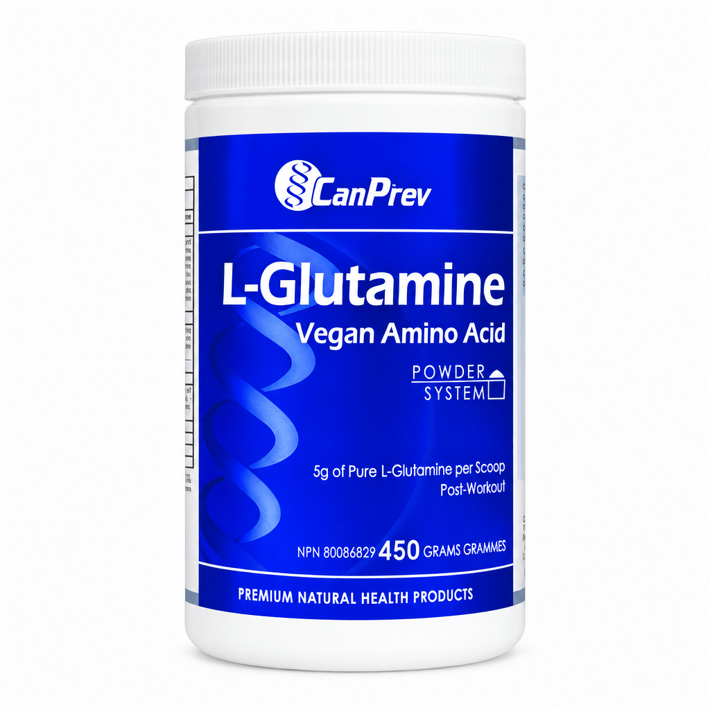 CanPrev L-Glutamine Vegan Amino Acid Powder 450 Grams - Nutrition Plus