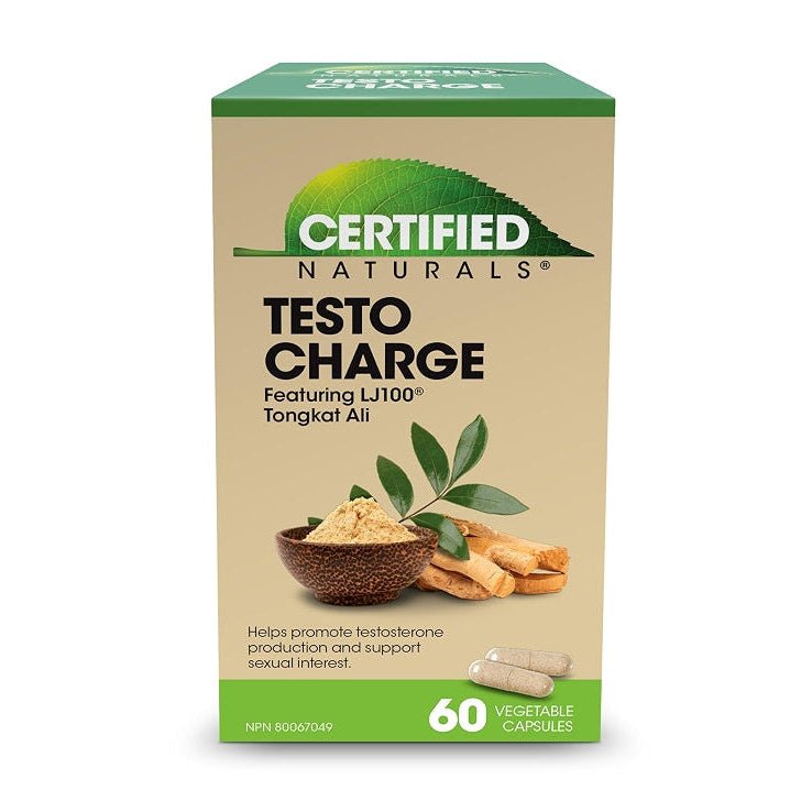 Certified Naturals™ Testo Charge 60 Veg Capsules - Nutrition Plus