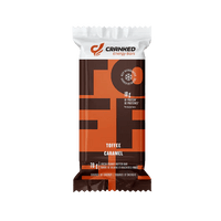 Thumbnail for Cranked Energy Fresh Protein Bar Caramel Utoffeea Fudge 70 Grams - Nutrition Plus