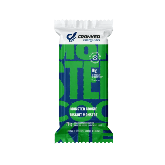 Cranked Energy Fresh Protein Bar Monster Cookie - Nutrition Plus