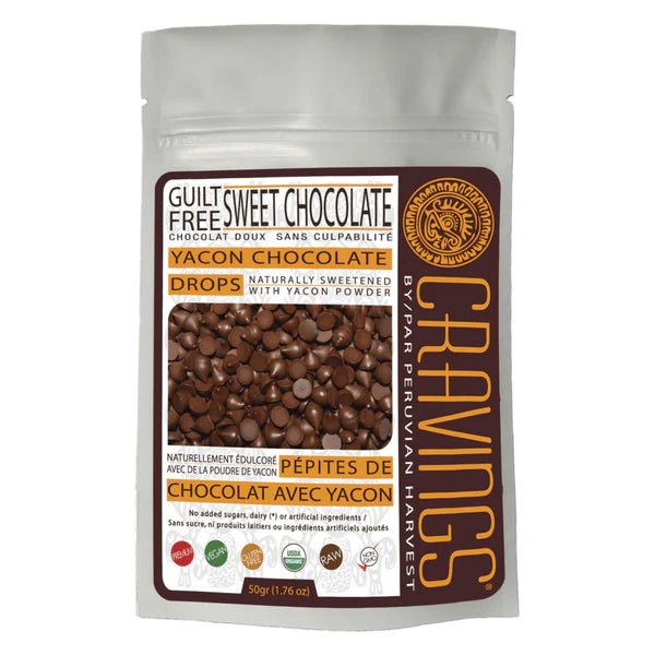 Cravings Yacon Chocolate Drops - Nutrition Plus