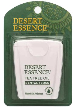 Desert Essence Tea Tree Oil Dental Floss 50 Yards - Nutrition Plus