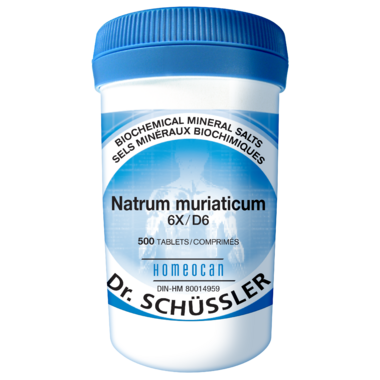 Homeocan Dr. Schussler No.9 Natrum Muriaticum 6X 500 Tablets