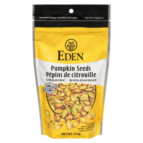 Eden Foods Organic Salted & Roasted Pumpkin Seeds 113 Grams - Nutrition Plus