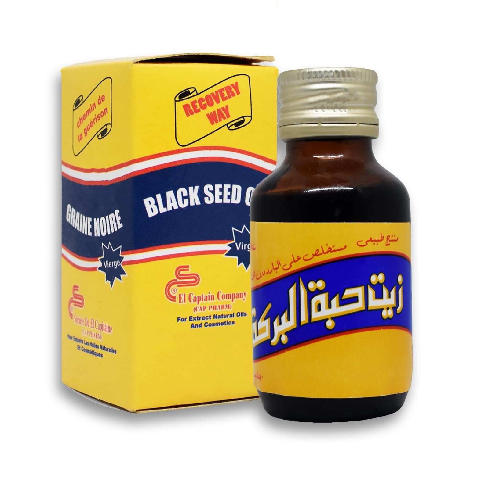 El Captain Blak Seed Oil 120 Ml - Nutrition Plus