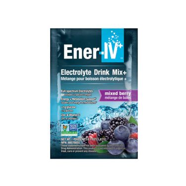 Ener - Life Ener - IV+ Electrolyte Drink Mix 12 Packets - Nutrition Plus