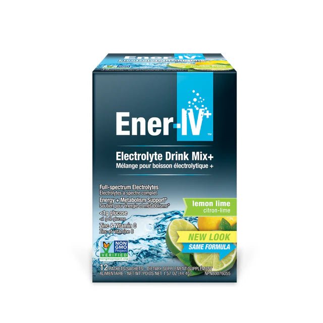 Ener - Life Ener - IV+ Electrolyte Drink Mix 12 Packets - Nutrition Plus