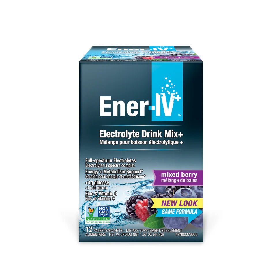 Ener - Life Ener - IV+ Electrolyte Drink Mix 12 Packets - Nutrition Plus