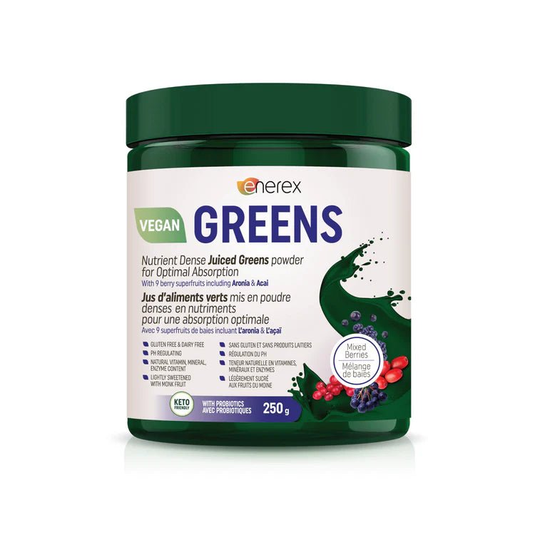 Enerex Greens Mixed Berries Powder - Nutrition Plus