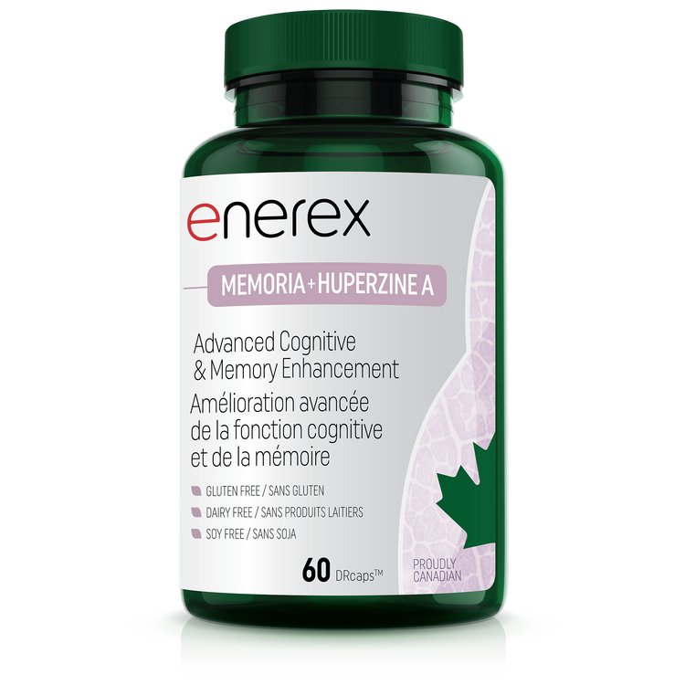 Enerex Memoria With Huperzine A 60 DR Capsules - Nutrition Plus