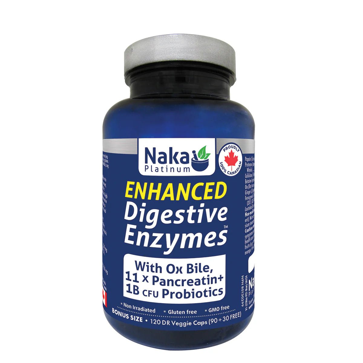 Enhanced Digestive Enzymes - 120 Veg Capsules - Nutrition Plus