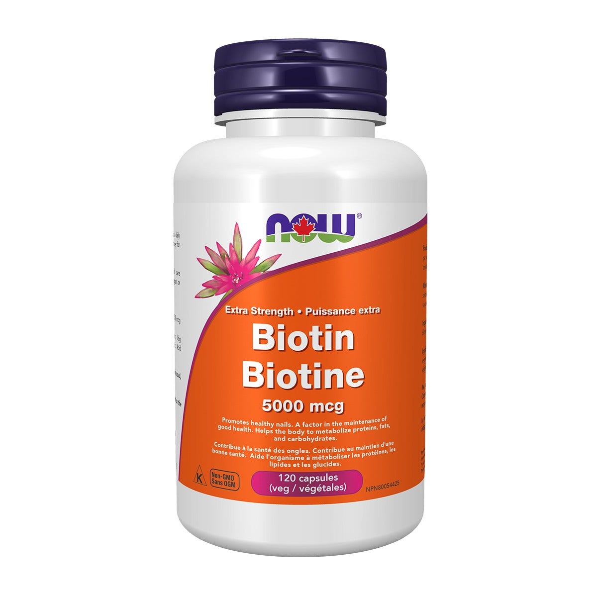 Now Biotin 5,000mcg 120 Veg Capsules