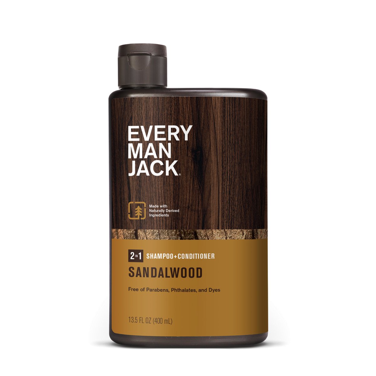 Every Man Jack 2 - In - 1 Daily Shampoo Sandalwoood 400mL - Nutrition Plus