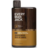 Thumbnail for Every Man Jack 2 - In - 1 Daily Shampoo Sandalwoood 400mL - Nutrition Plus