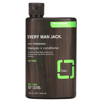 Thumbnail for Every Man Jack 2 - In - 1 Daily Shampoo Tea Tree 400mL - Nutrition Plus