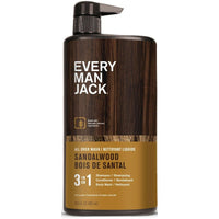 Thumbnail for Every Man Jack 3 - In - 1 All Over Wash Sandalwood 945mL - Nutrition Plus