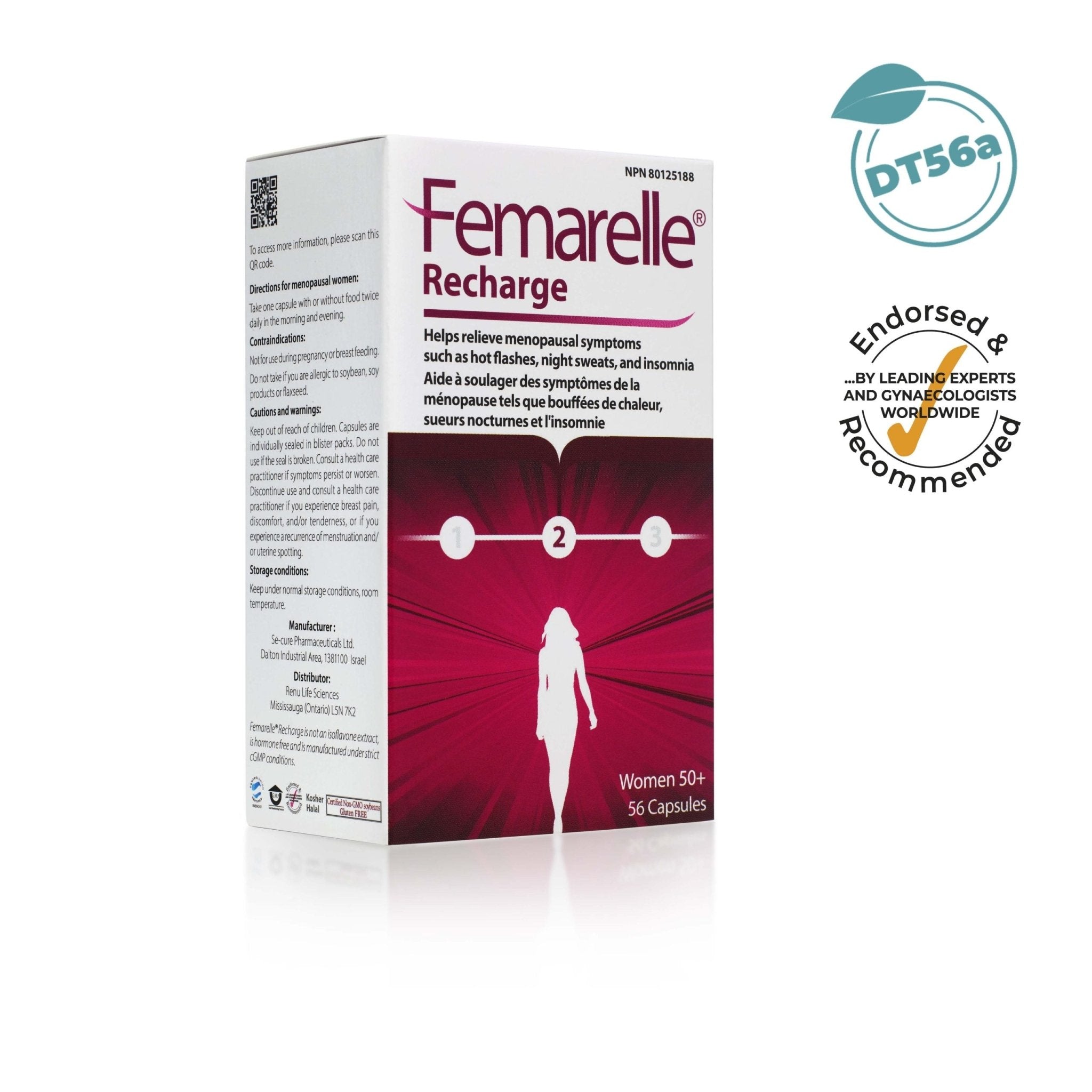 Femarelle Recharge 56 Capsules - Nutrition Plus