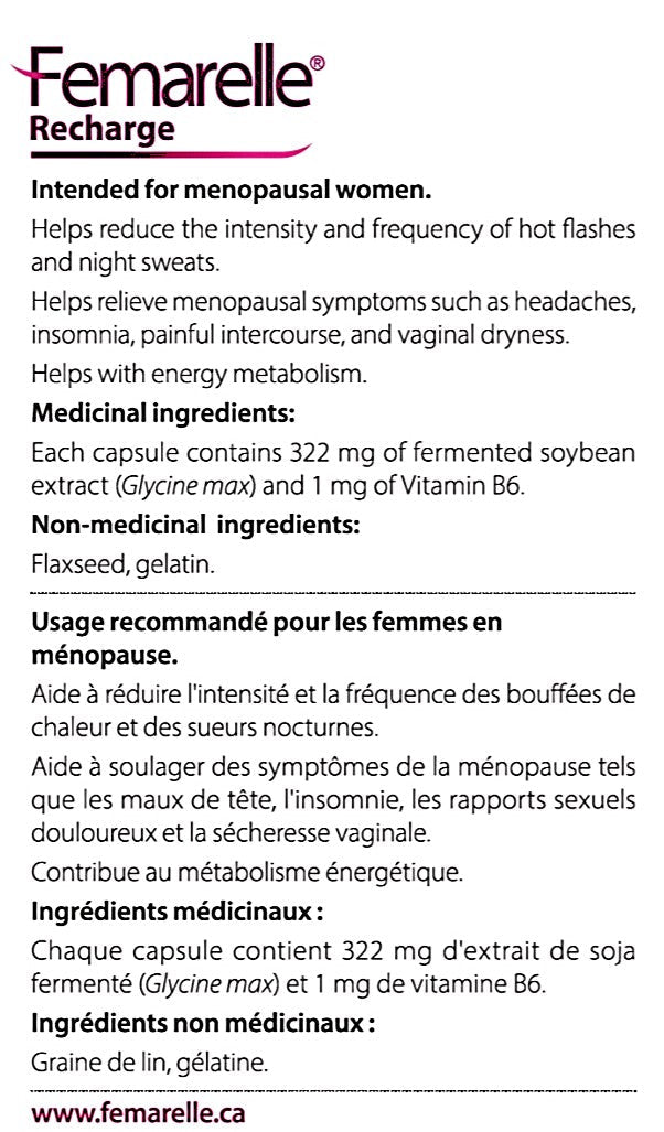 Femarelle Recharge 56 Capsules - Nutrition Plus