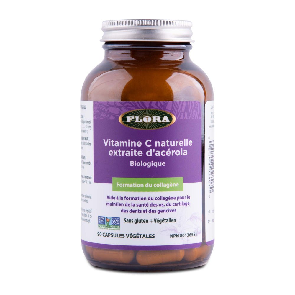 Flora Acerola Natural Vitamin C 90 Veg Capsules - Nutrition Plus
