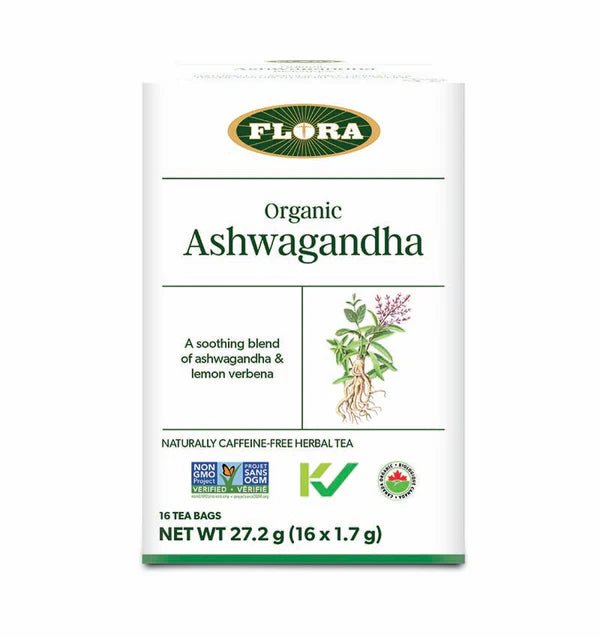 Flora Ashwagandha Tea 16 Tea Bags - Nutrition Plus