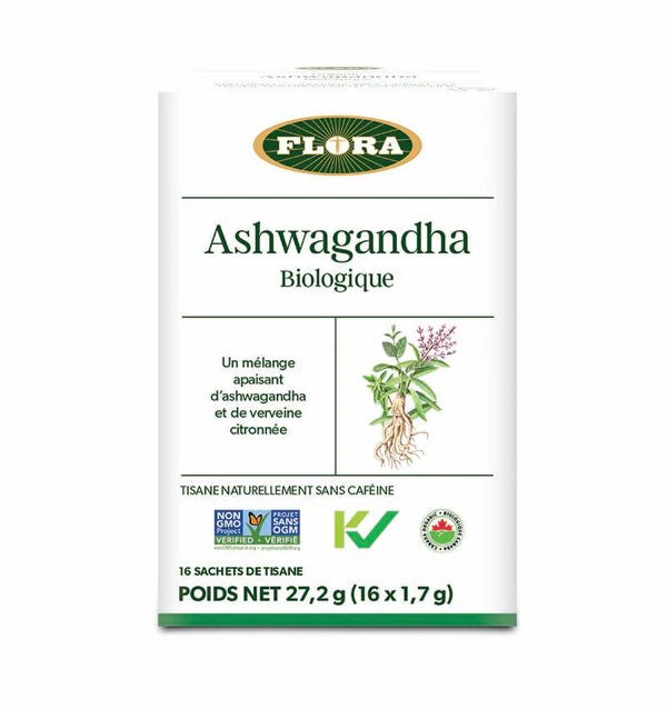 Flora Ashwagandha Tea 16 Tea Bags - Nutrition Plus