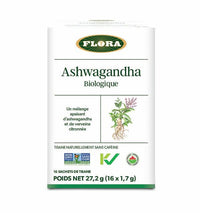 Thumbnail for Flora Ashwagandha Tea 16 Tea Bags - Nutrition Plus