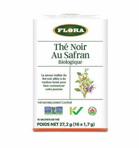 Thumbnail for Flora Black Tea with Saffron 16 Tea Bags - Nutrition Plus