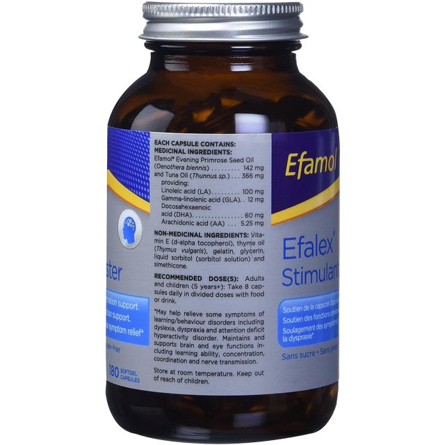 Flora Efamol Efalex Brain Booster 180 Softgels - Nutrition Plus