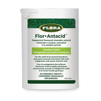 Thumbnail for Flora Flor•Antacid™ | Heartburn Relief 30 Chewable Tablets - Nutrition Plus