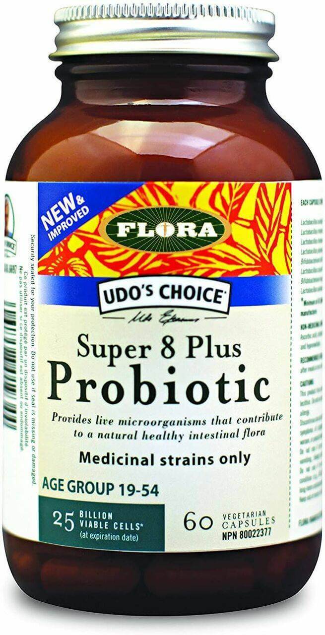 Flora Super 8 Plus Probiotic 60 Capsules - Nutrition Plus