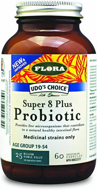 Thumbnail for Flora Super 8 Plus Probiotic 60 Capsules - Nutrition Plus