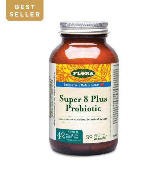 Flora Super 8 Plus Probiotic 60 Capsules - Nutrition Plus