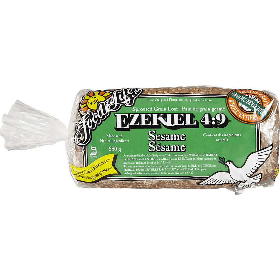 Food For Life Ezekiel 4:9 Sprouted Flourless Grain Loaf 680 Grams - Nutrition Plus