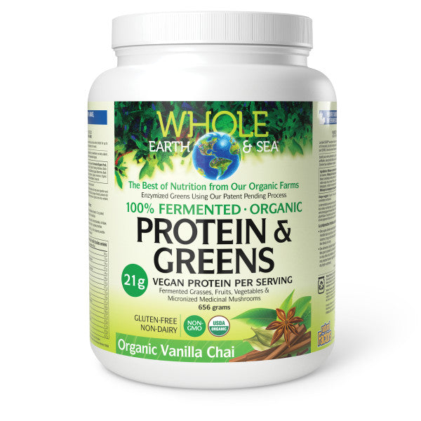 Natural Factors WES Fermented Organic Protein & Greens